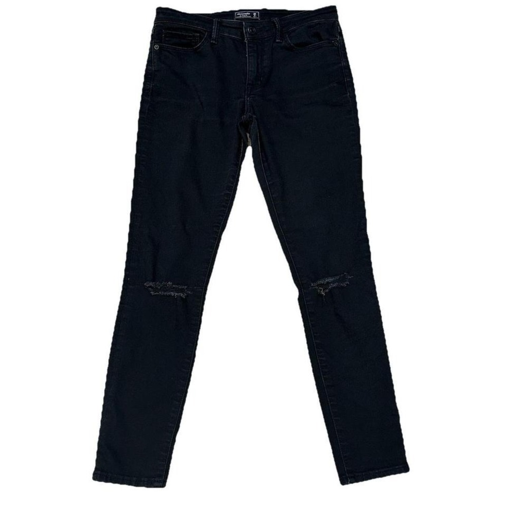 ABERCROMBIE & FITCH Women Jeans 25/0S Harper Super Skinny Distressed Ripped